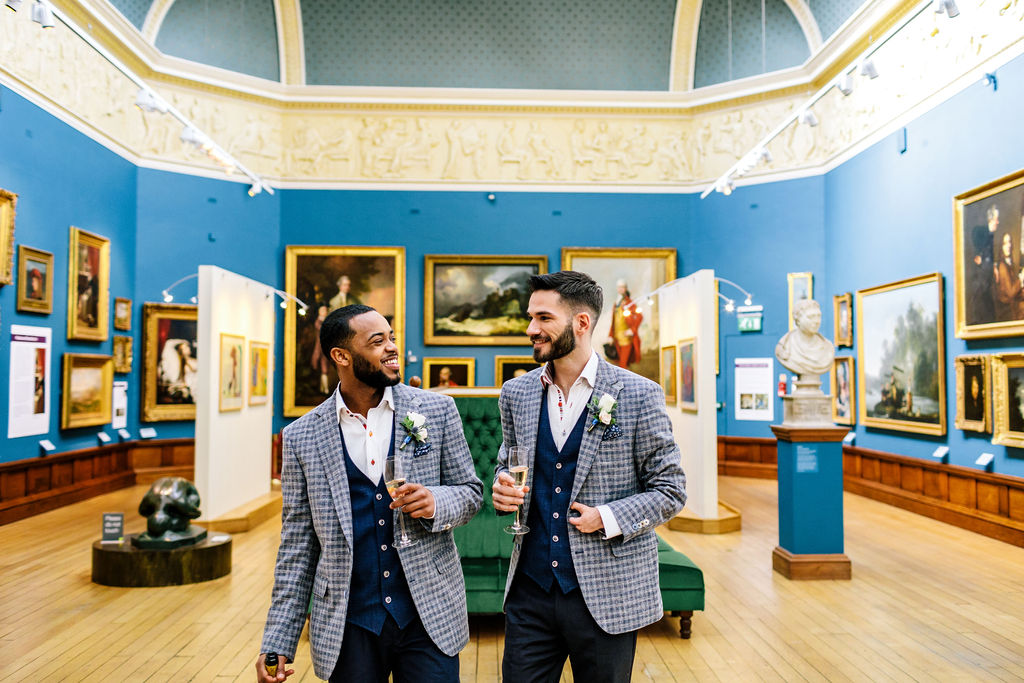 Image: A couple in the Upper Gallery, A Heart Full Of Tea