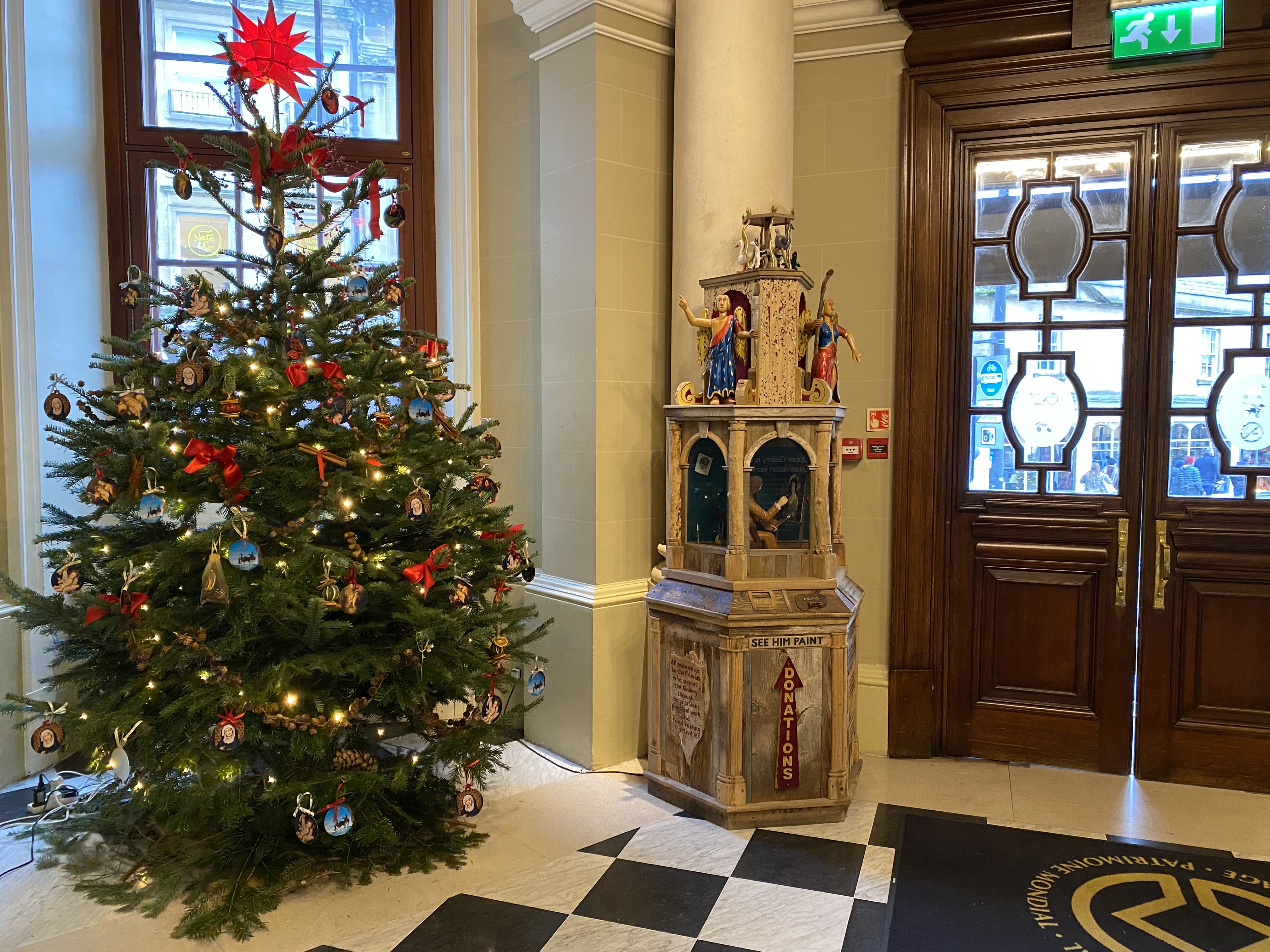 Christmas Tree in the Lobby of the Victoria Art Gallery