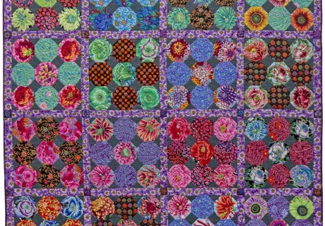 Image: A quilt by Kaffe Fassett