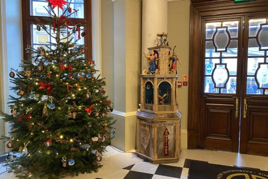 Christmas Tree in the Lobby of the Victoria Art Gallery