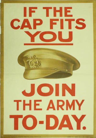 If the cap fits join the army today, 1915