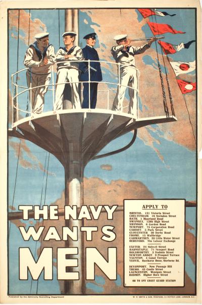 The navy wants men, 1915