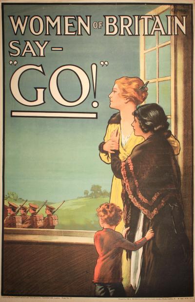 Women of Britain say-'Go!', by E. Kealey, 1914